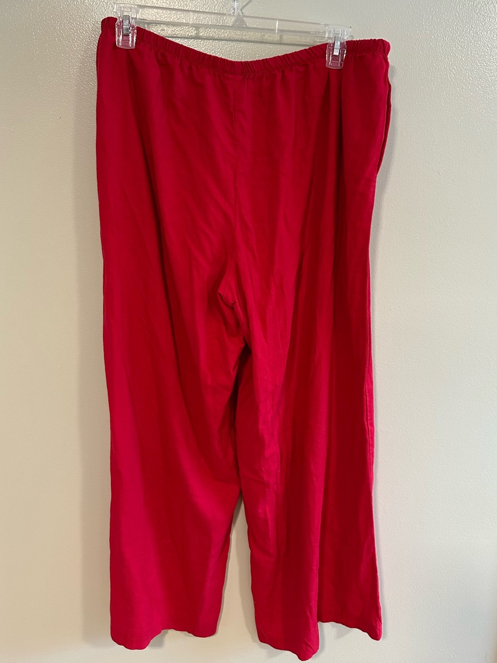 Wild Fable XXL Dark Red Linen Blend Baggy Wide Leg Pants - Picture 2 of 9